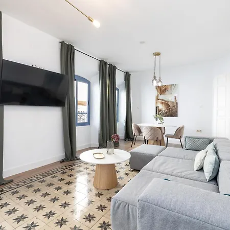 Spacious Bright Palace -1bedroom-terrace-center Malaga